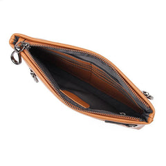 wallet leather bag Brown Leather Clutch Bag Mens Leather Wristlet Clutch Brown Leather Clutch Wallet Purse
