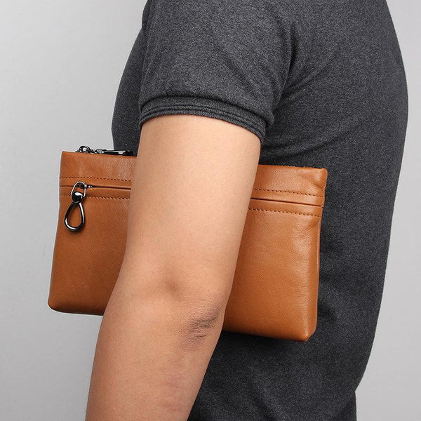 wallet leather bag Brown Leather Clutch Bag Mens Leather Wristlet Clutch Brown Leather Clutch Wallet Purse