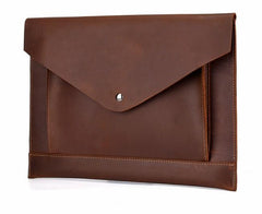 BLACK and BROWN MENS LEATHER SLIM CLUTCH PURSE BAG CLUTCH BAG FOR MEN - imessengerbags