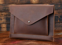 BLACK and BROWN MENS LEATHER SLIM CLUTCH PURSE BAG CLUTCH BAG FOR MEN - imessengerbags