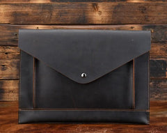 BLACK and BROWN MENS LEATHER SLIM CLUTCH PURSE BAG CLUTCH BAG FOR MEN - imessengerbags