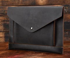 BLACK and BROWN MENS LEATHER SLIM CLUTCH PURSE BAG CLUTCH BAG FOR MEN - imessengerbags