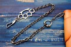 Badass Punk Mens Long Stainless steel Silver Chain Pants Chain Wallet Chain For Men - imessengerbags