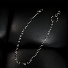 Badass Hip Hop Mens Stainless Steel Long Pants Chain Jean Wallet Chain For Men - imessengerbags