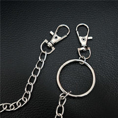 Badass Hip Hop Mens Stainless Steel Long Pants Chain Jean Wallet Chain For Men - imessengerbags