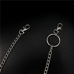 Badass Hip Hop Mens Stainless Steel Long Pants Chain Jean Wallet Chain For Men - imessengerbags