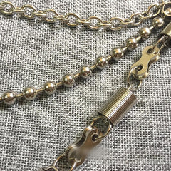 Badass Men's Silver Triple Pants Chain Punk Wallet Chain Jeans Chain Jean Chain For Men - imessengerbags