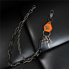 Badass Mens Eagle Double Key Long Biker Pants Chain Wallet Chain For Men - imessengerbags