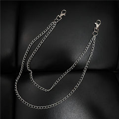 Badass Punk Mens WOmens Double Pants Chain Jeans Chain Jean Chain Wallet CHain For Men - imessengerbags