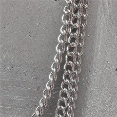 Badass Punk Mens Womens Long Three-Layer Hip Hop Pants Chain Wallet Chain For Men