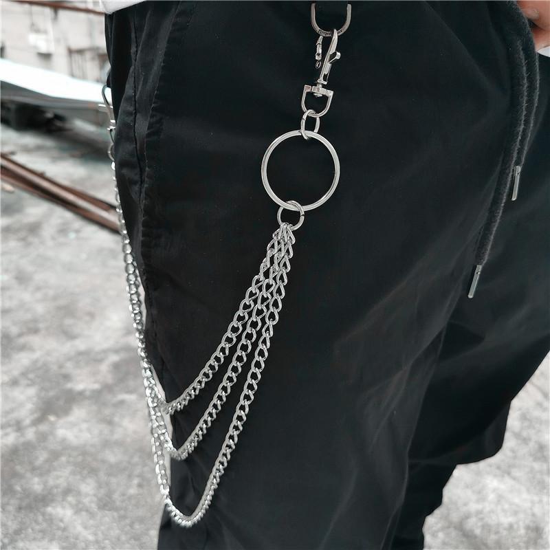 Punk Pant Chains on Jeans Keychain for Women Men Vintage Pants