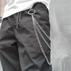 Badass Punk Mens Long Three Layer Jeans Chain Jean Chain Pants Chain Wallet Chain For Men