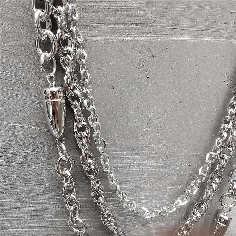 WG Badass Silver Dragon Mens Wallet Chain Jeans Chain Jean Chain Fashion Pants Chain for Men