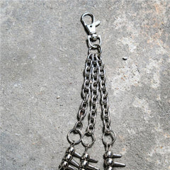 Badass Punk Mens Triple Layer Mens Wallet Chain Pants Chain Jeans Chain Jean Chain For Men - imessengerbags