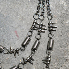 Badass Punk Mens Triple Layer Mens Wallet Chain Pants Chain Jeans Chain Jean Chain For Men - imessengerbags