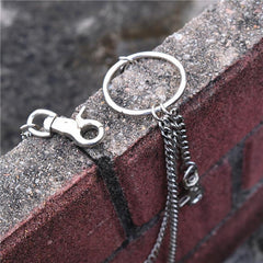 Fashion Mens Womens Long Double Layer Pants Chain Wallet Chain For Men