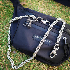 Badass Fashion Mens Long Stainless steel Key Chain Pants Chain Wallet Chain For Men - imessengerbags