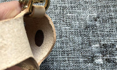 Handmade Mens Beige Leather Classic Zippo Lighter Case  Zippo Lighter Holder with Belt Clip - imessengerbags