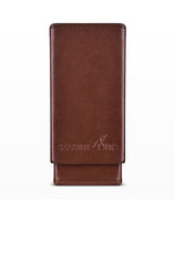 Best Eco Leather&Cedar Mens 3pcs Cigar Case Hydrating Leather Cigar Cases for Men