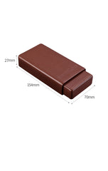 Best Eco Leather&Cedar Mens 3pcs Cigar Cases Hydrating Leather Cigar Cases for Men