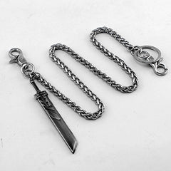 Cool Sword Key Chain Long Wallet Chain Biker Wallet Chain Punk Pants Chain For Men - imessengerbags