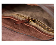 Fashion Black Wrinkled Leather Men 8 inches Small Side Bag Coffee Cool Messenger Bags Postman Bag For Men