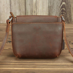 LEATHER MEN'S Small Side bag Brown Side Bag Mini MESSENGER BAG Courier Bag FOR MEN