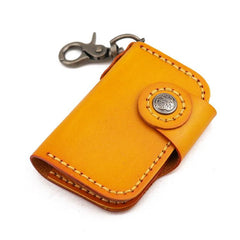 Handmade Leather Key Case Key Wallet Men's Key Holders Car Key Holder Card Holder For Men