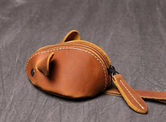 Cute Women Leather Mouse Coin Purse Coin Pouch Change Zipper Holder for Women