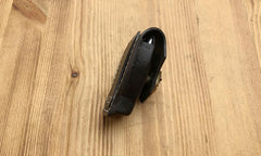 Handmade Black Leather Mercedes-Benz C S E Mens Car Key Case Mercedes-Benz Car Key Holder - imessengerbags