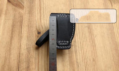 Handmade Black Leather Mercedes-Benz C S E Mens Car Key Case Mercedes-Benz Car Key Holder - imessengerbags