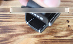 Mens Black Leather Classic Zippo Lighter Cases Handmade Zippo Lighter Holder with Belt Loop - imessengerbags
