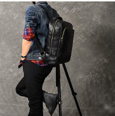 Black Leather Mens 15