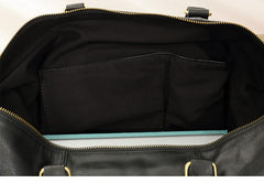 extra large bags for travel​ Black Luggage And Duffle Bags Black Leather Mens 16
