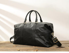 duffle bag for luggage​ Black Luggage And Duffle Bags Black Leather Mens 16