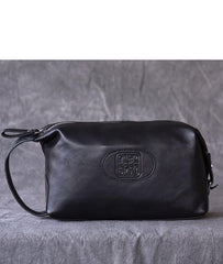 mens dop kit​ Black Mens Leather Toiletry Bag Leather Dopp Kit for Men Best Mens Toiletry Bags