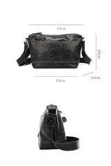 Black Leather Mens Casual 10
