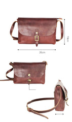 Black Leather Mens Casual Small Postman Bag Courier Bags Coffee Messenger Bag For Men - imessengerbags