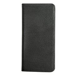Fashion Black Leather Mens Bifold Long Wallet Thin Card Wallet Black Long Wallet for Men