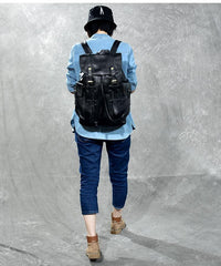 Black Leather Mens 15