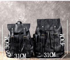 Black Leather Mens 15