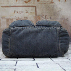 Blue Denim Mens Large Handbag Vertical Messenger Bags Casual Jean Postman Bags Courier Bag For Men - imessengerbags