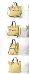 Blue Fashion Canvas Mens Womens Tote Handbag Messenger Bags Green Shoulder Tote Bag For Men and Women - imessengerbags