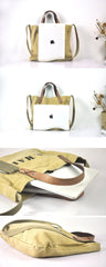 Blue Fashion Canvas Mens Womens Tote Handbag Messenger Bags Green Shoulder Tote Bag For Men and Women - imessengerbags