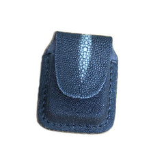 Mens Black Leather Classic Zippo Lighter Handmade Case Zippo Lighter Holder with Belt Loop - imessengerbags