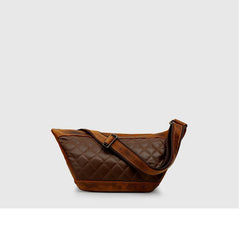 The back of leather crossbody fanny packs for men