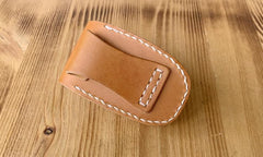 Handmade Brown Leather Audi A468X135 Mens Car Key Case Audi Car Key Holder