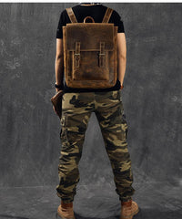 Brown Leather Mens 14