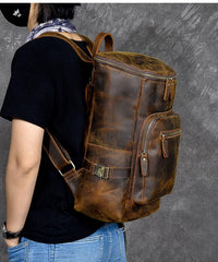 Brown Leather Mens 14