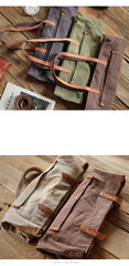 mens black tote bag Green Mens Canvas Tote Tote bag On Shoulder Mens Canvas Work Tote Bags for Men